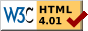 правильный HTML 4.01